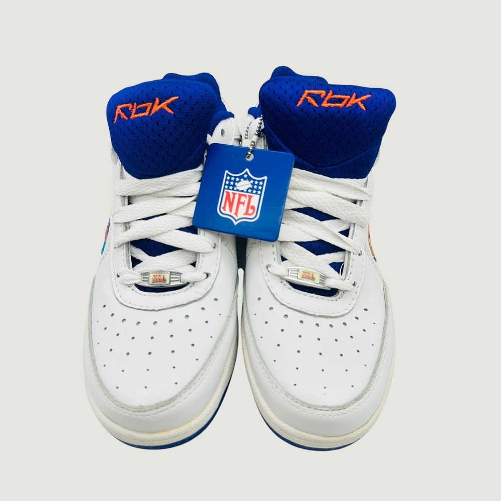 Reebok NFL Super Bowl XLI South Florida 2007 Sneakers Mens 7 White Blue RB611KTS